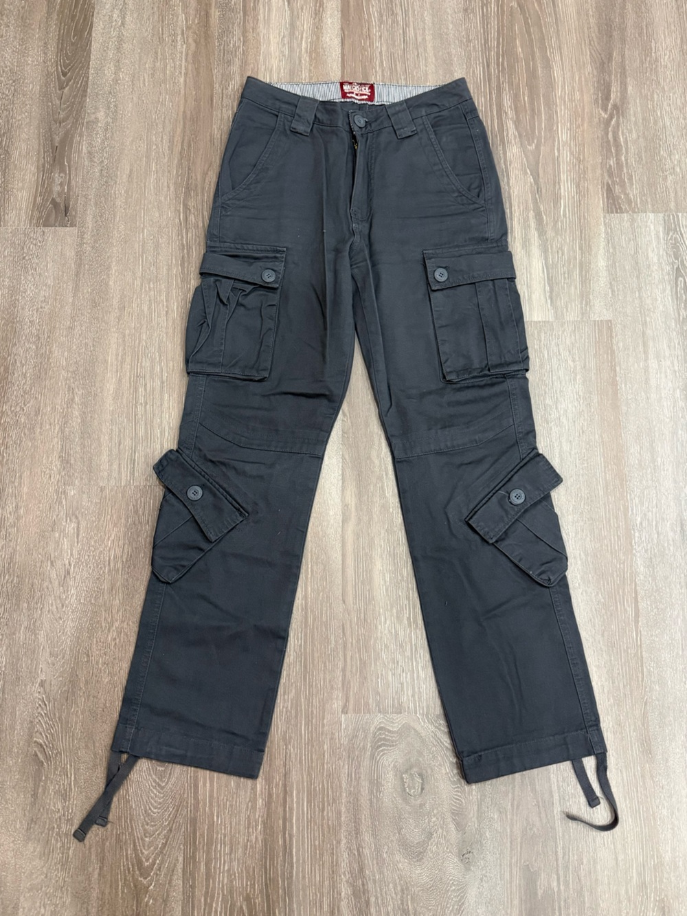 Utility Cargo Pants in Charcoal Black - Picture 2 of 6